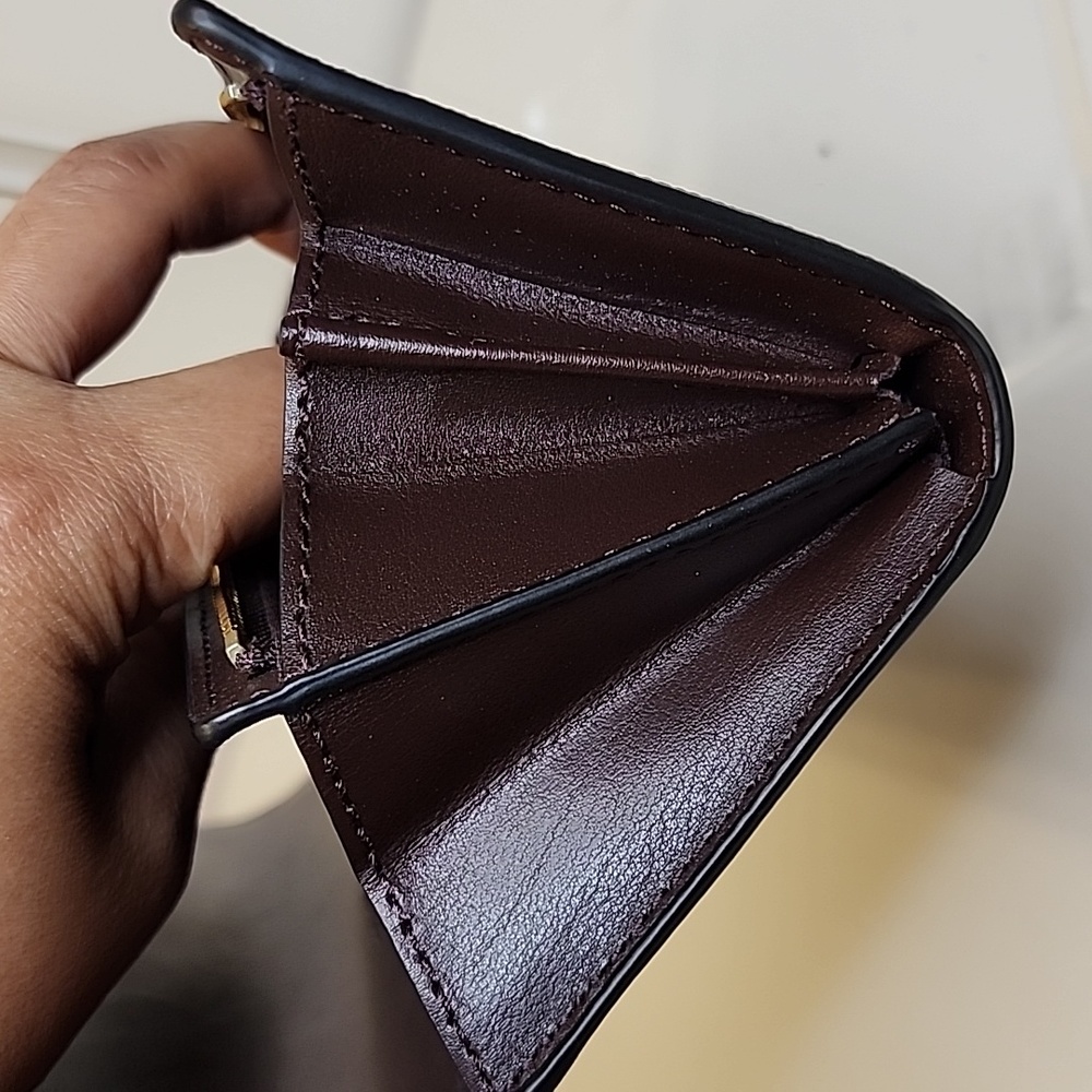 Coach Floral Oxblood Wallet - Picture 7 of 13